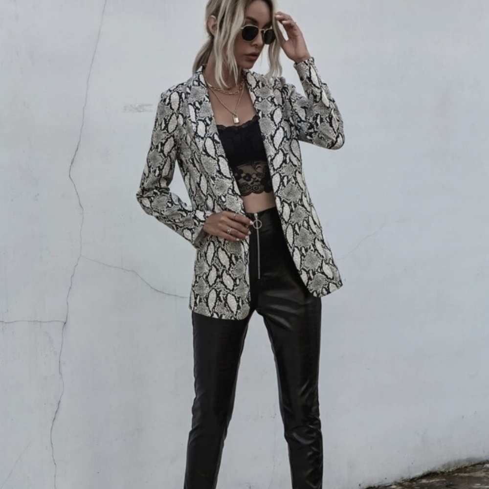 Shein Snake Blazer